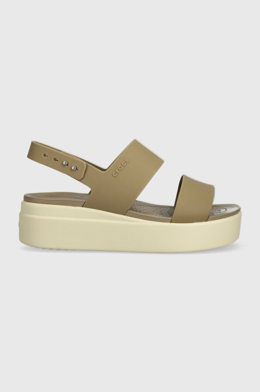 Crocs Sandály Brooklyn Low Wedge - Pepit.cz