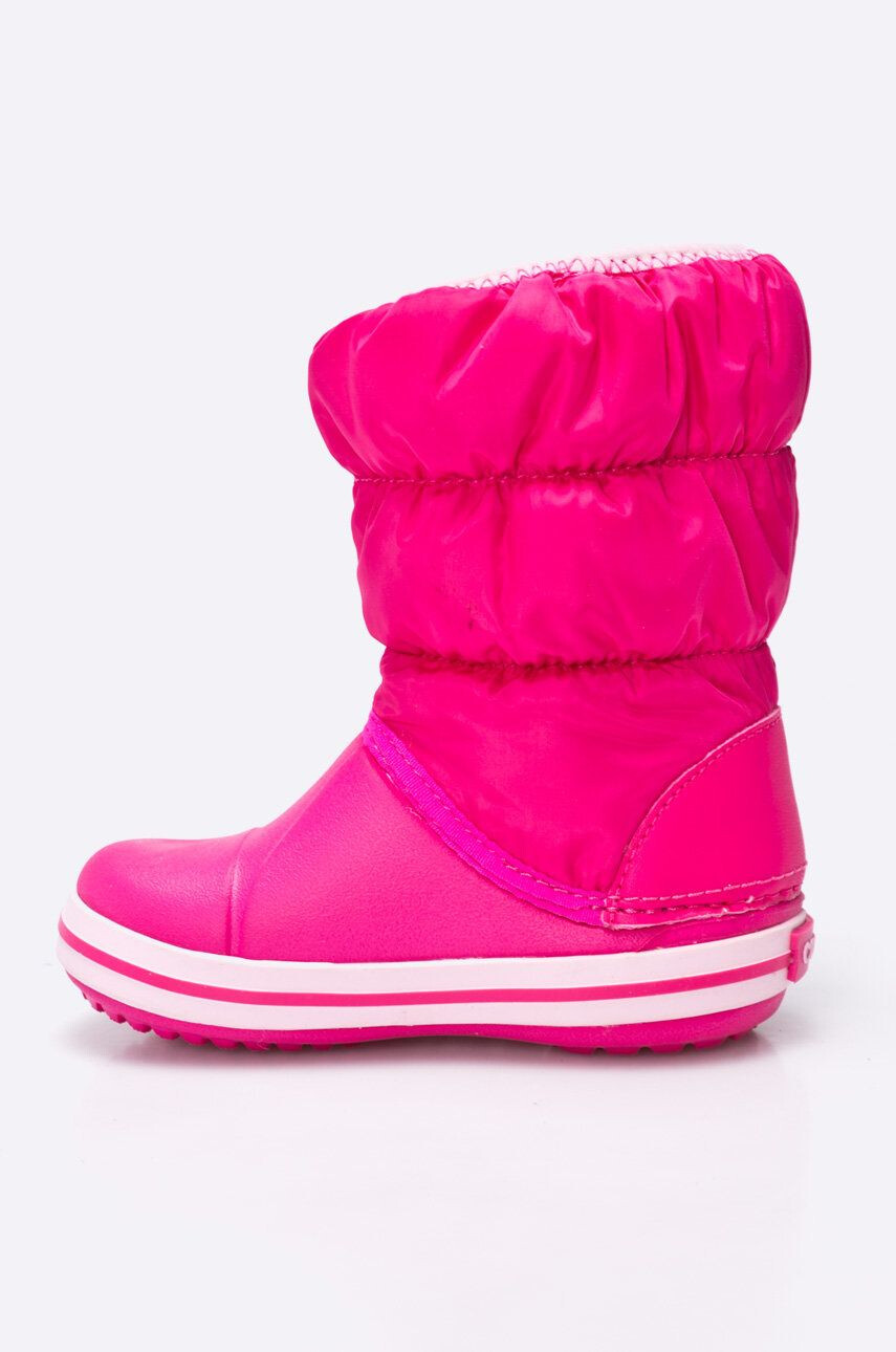 Crocs Zimní boty Winter Puff 14613 růžová barva - Pepit.cz