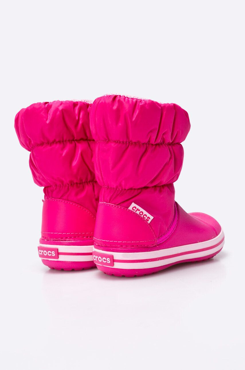 Crocs Zimní boty Winter Puff 14613 růžová barva - Pepit.cz