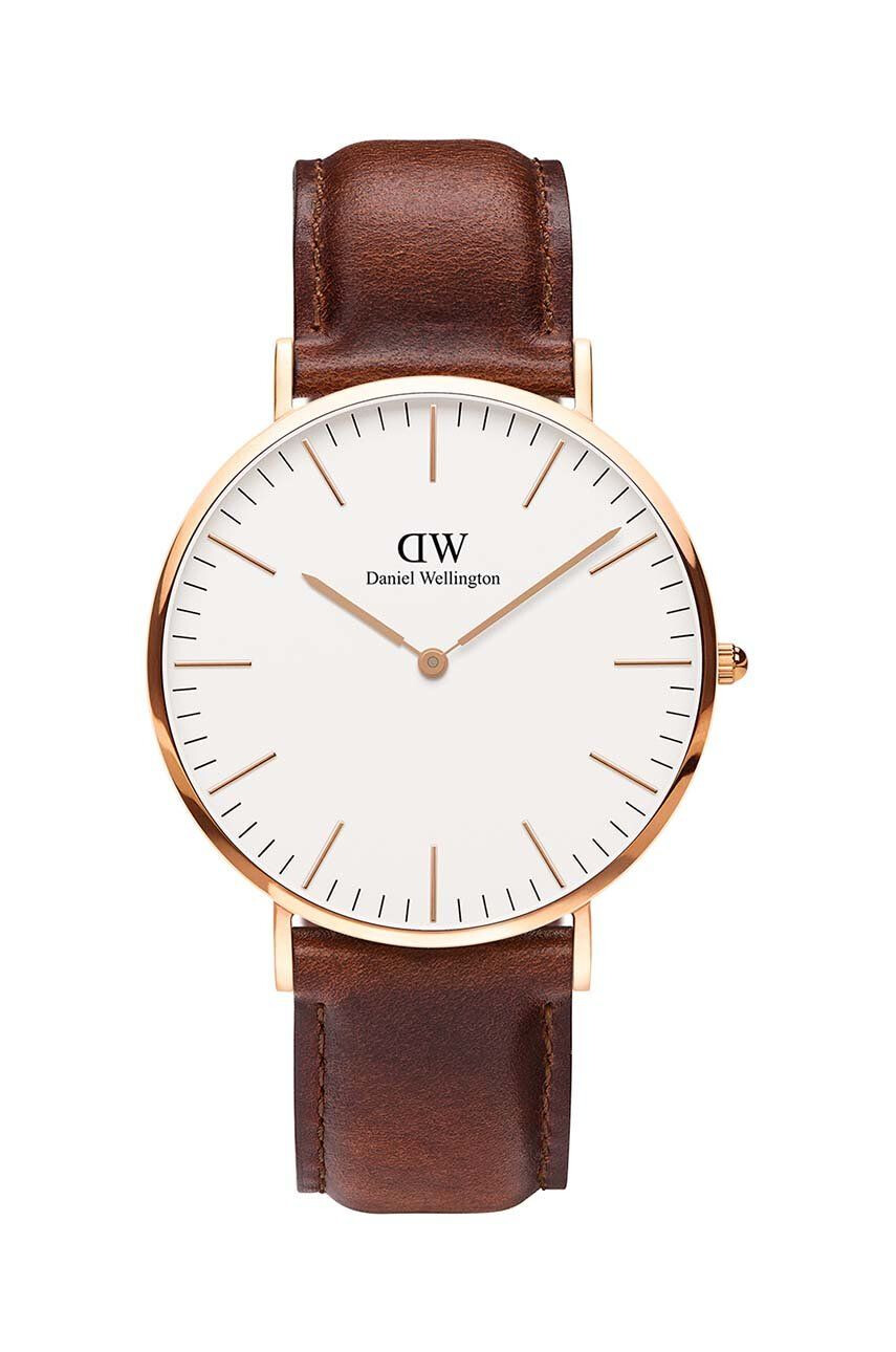 Daniel Wellington Hodinky Classic 40 St Mawes růžová barva - Pepit.cz