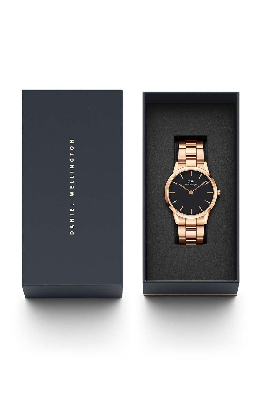 Daniel Wellington Hodinky Iconic Link 40 růžová barva - Pepit.cz