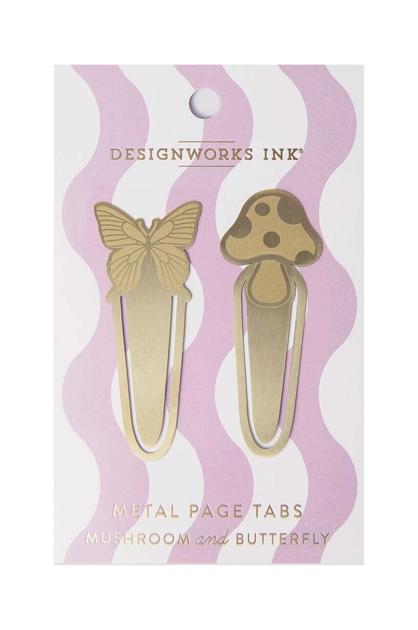 Designworks Ink Záložka do knih Mushrooms + Butterfly 2-pack - Pepit.cz