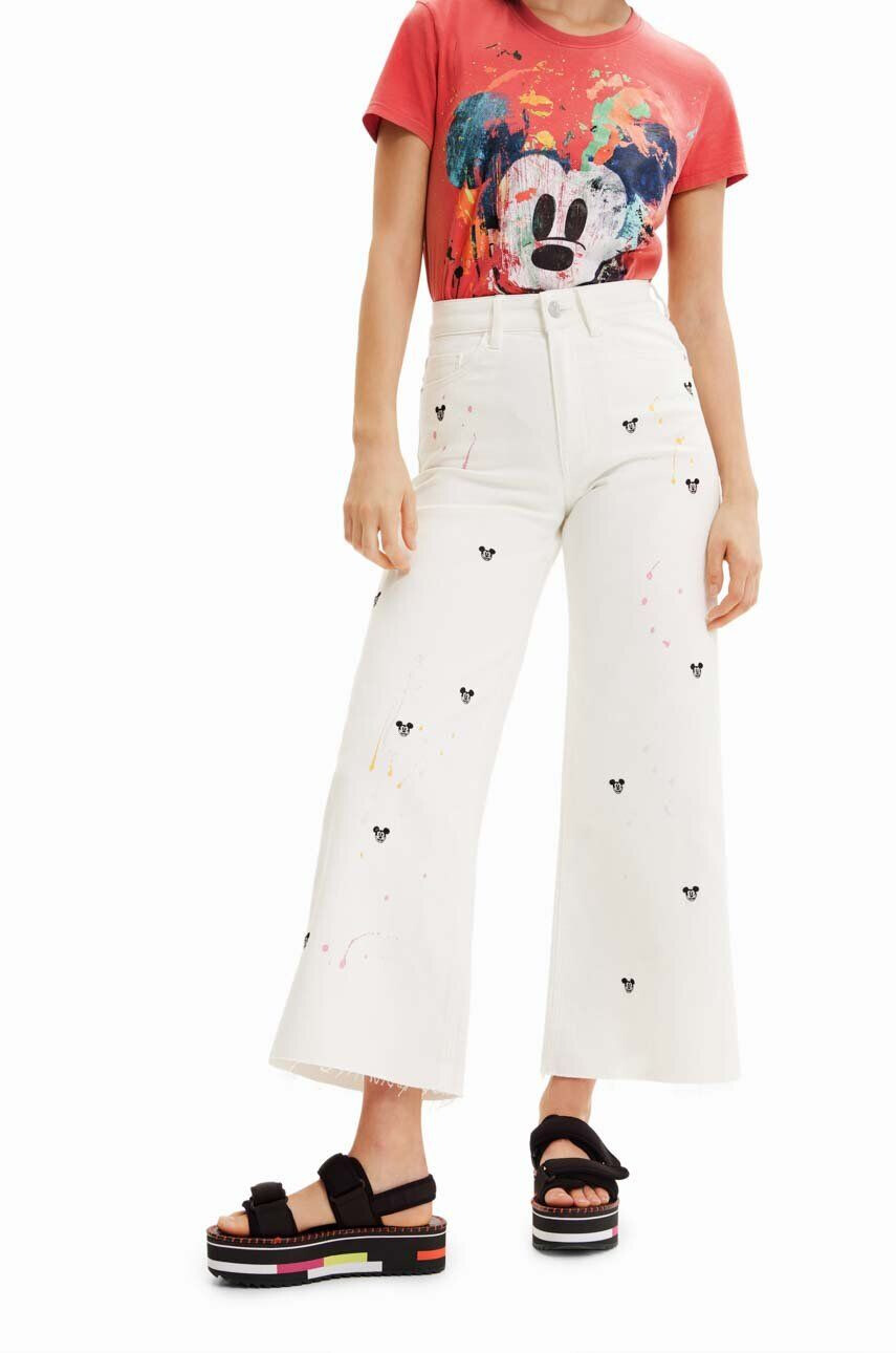 Desigual Džíny x Disney dámské medium waist - Pepit.cz