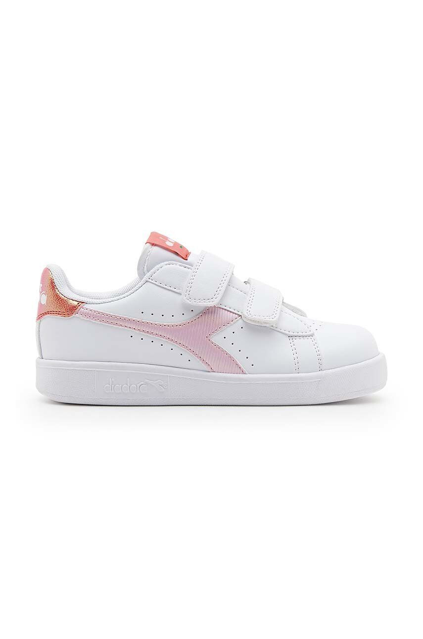 Diadora Dětské sneakers boty Game bílá barva - Pepit.cz