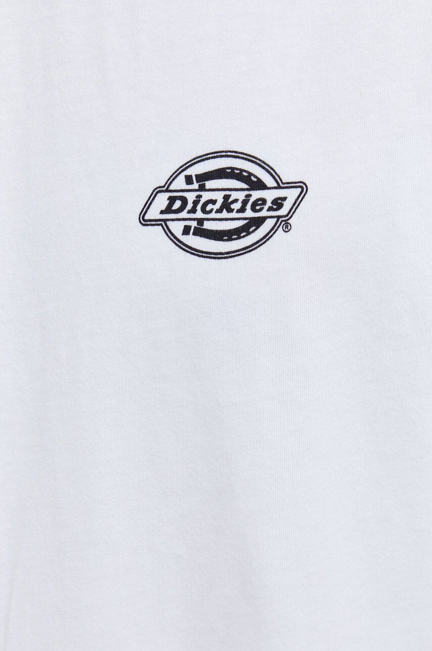 Dickies Bavlněné tričko bílá barva s potiskem - Pepit.cz