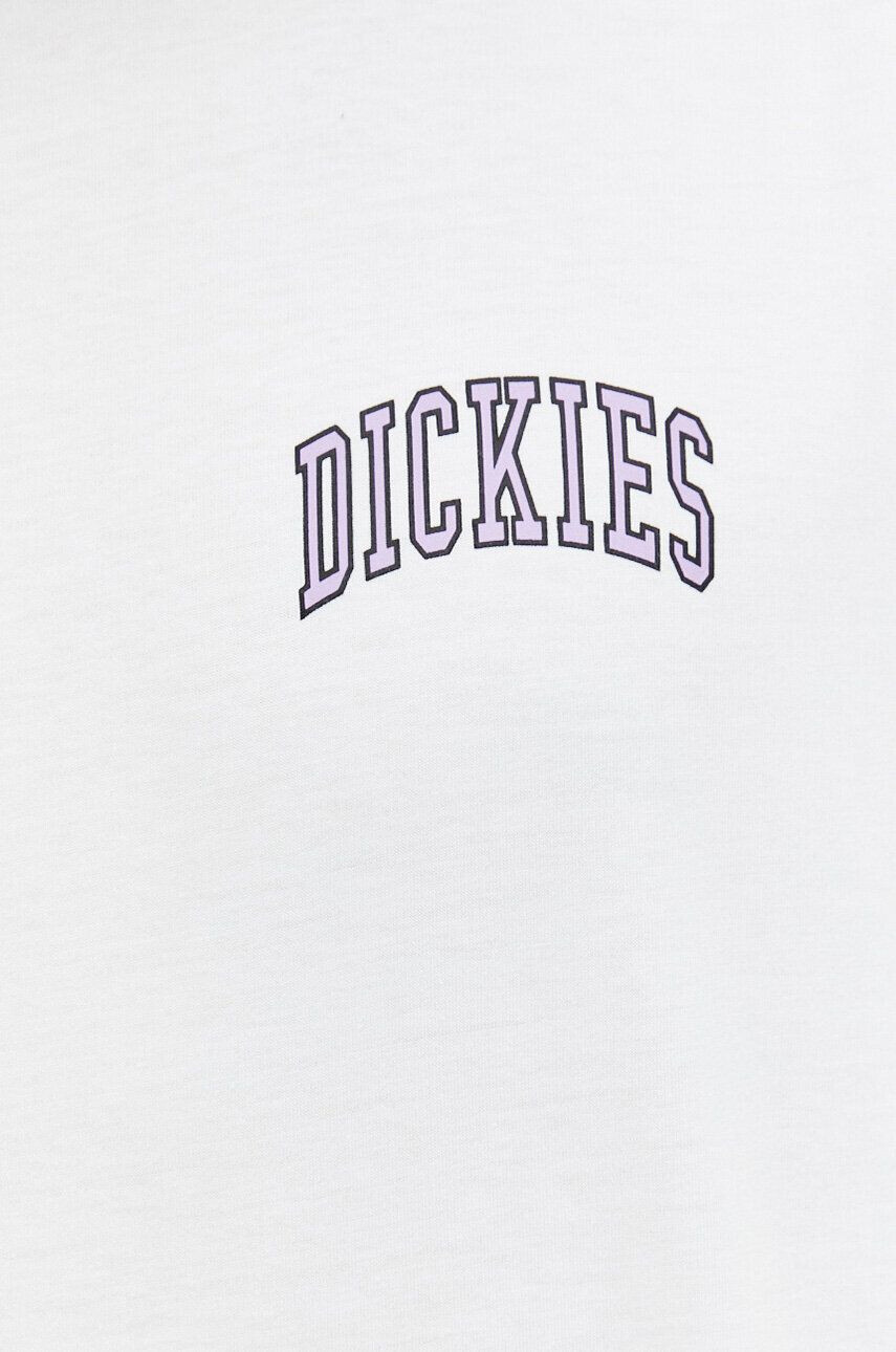 Dickies Bavlněné tričko tyrkysová barva s potiskem - Pepit.cz