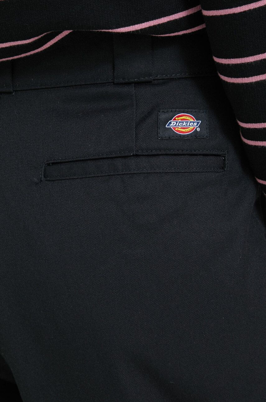 Dickies Kalhoty dámské černá barva široké high waist - Pepit.cz