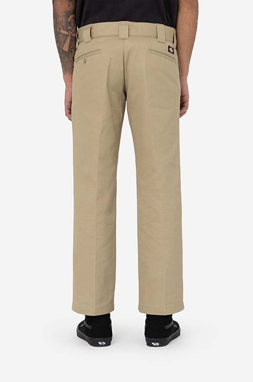 Dickies Kalhoty Work Pant Rec pánské béžová barva jednoduché DK0A4XK9KHK-brown - Pepit.cz