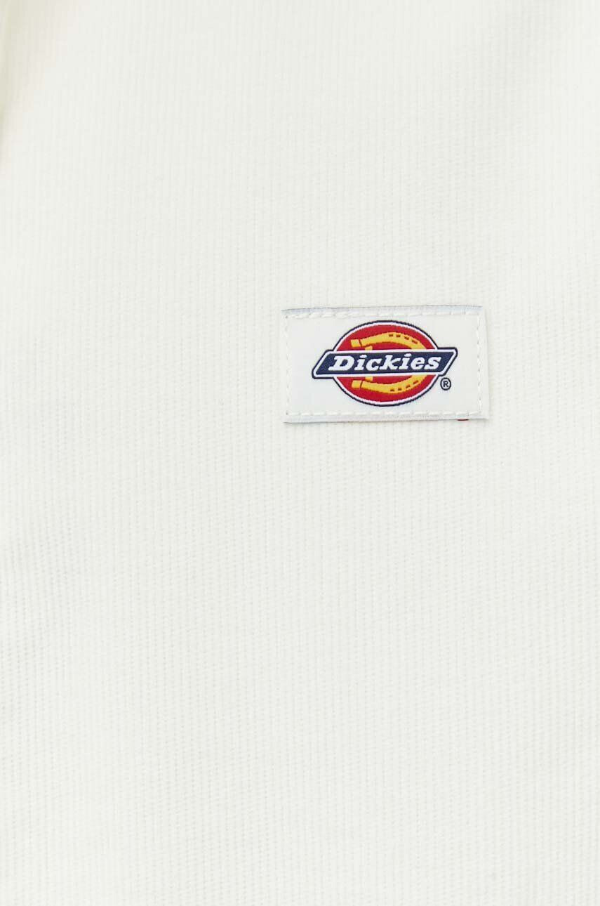 Dickies Manšestrová košile bílá barva regular s klasickým límcem - Pepit.cz