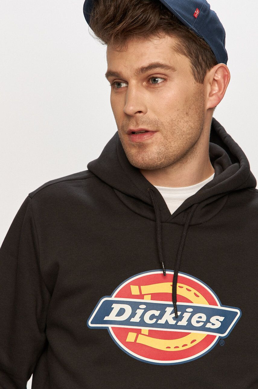 Dickies Mikina pánská černá barva s potiskem DK0A4XCBBLK-BLACK - Pepit.cz