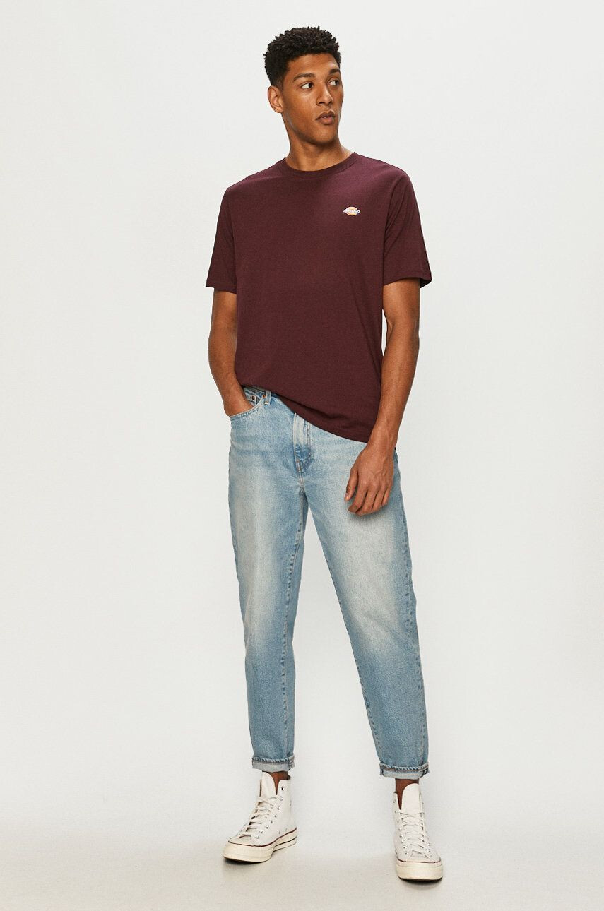 Dickies Tričko vínová barva DK0A4XDBMR0-MAROON - Pepit.cz