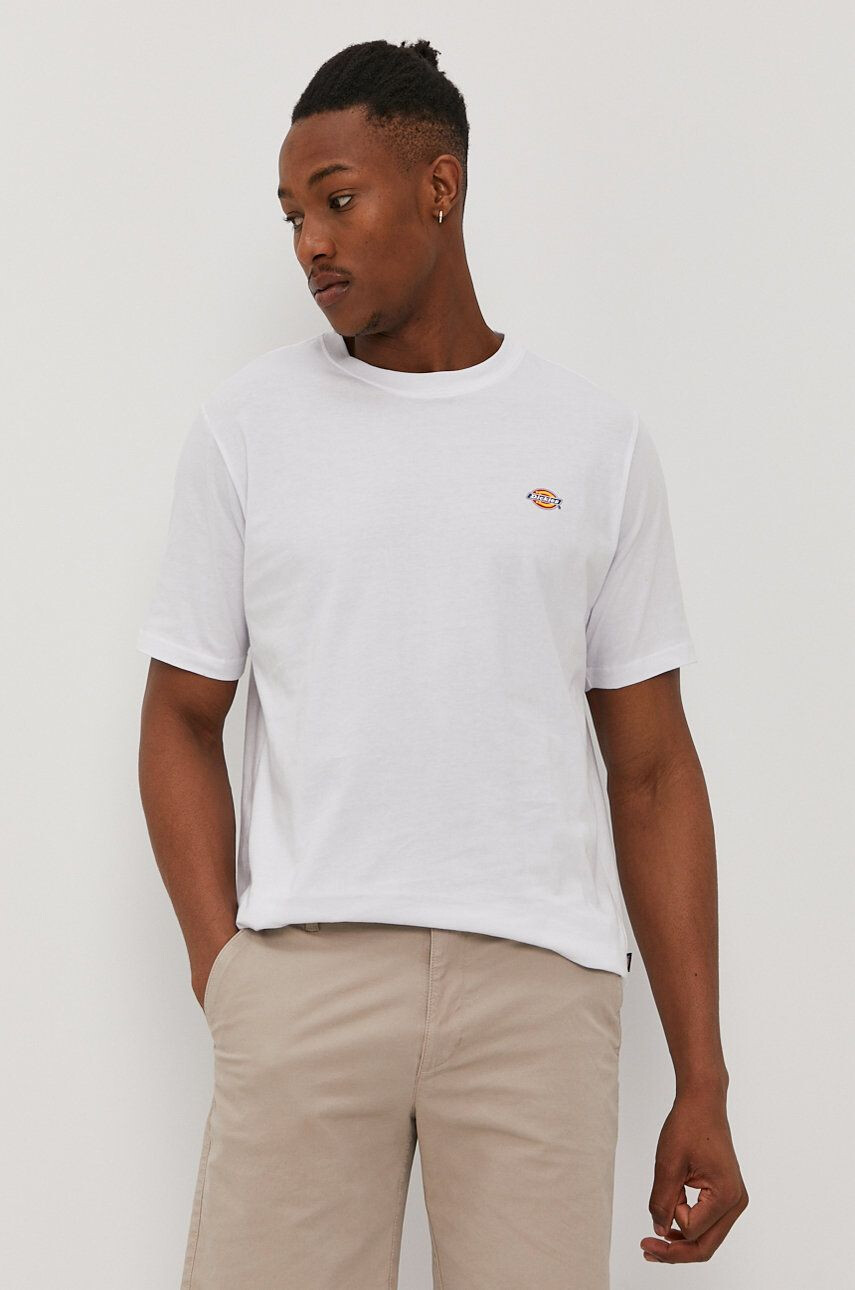 Dickies Tričko pánské bílá barva hladké DK0A4XDBWHX-WHITE - Pepit.cz