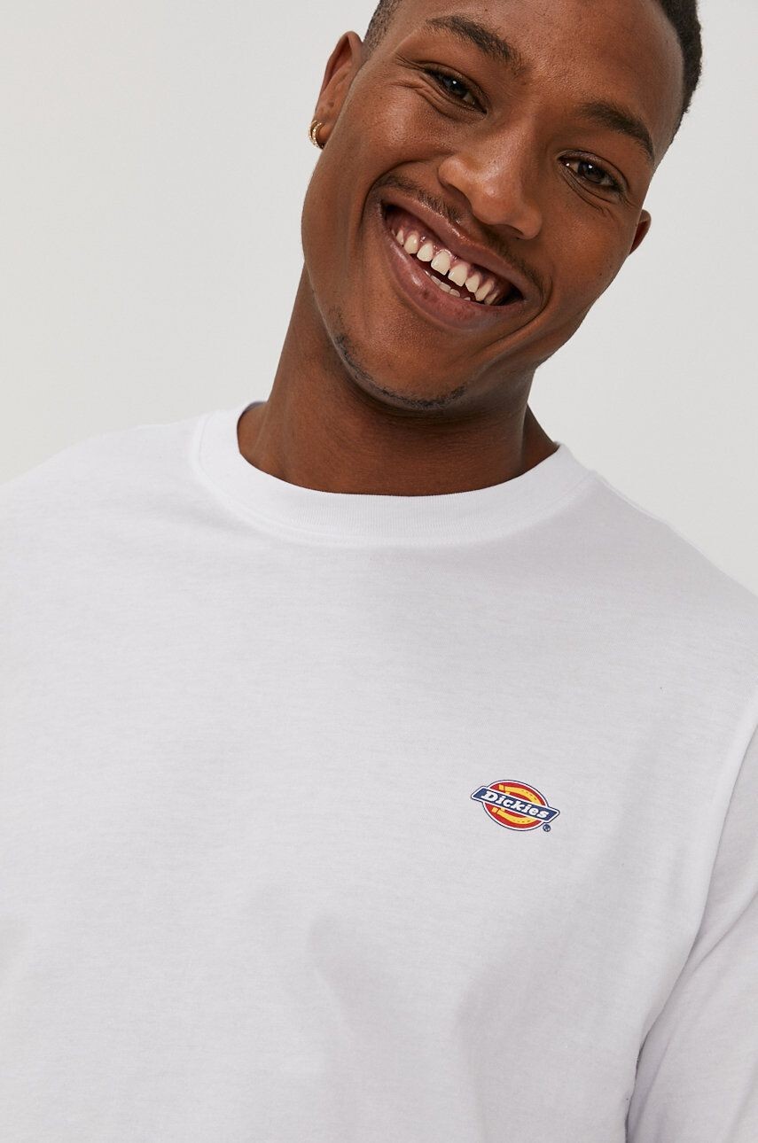 Dickies Tričko pánské bílá barva hladké DK0A4XDBWHX-WHITE - Pepit.cz