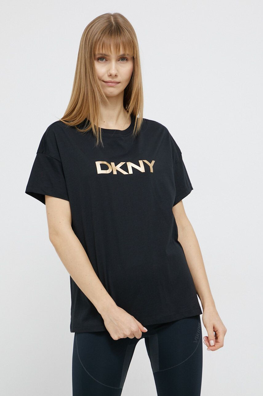 DKNY Bavlněné tričko - Pepit.cz