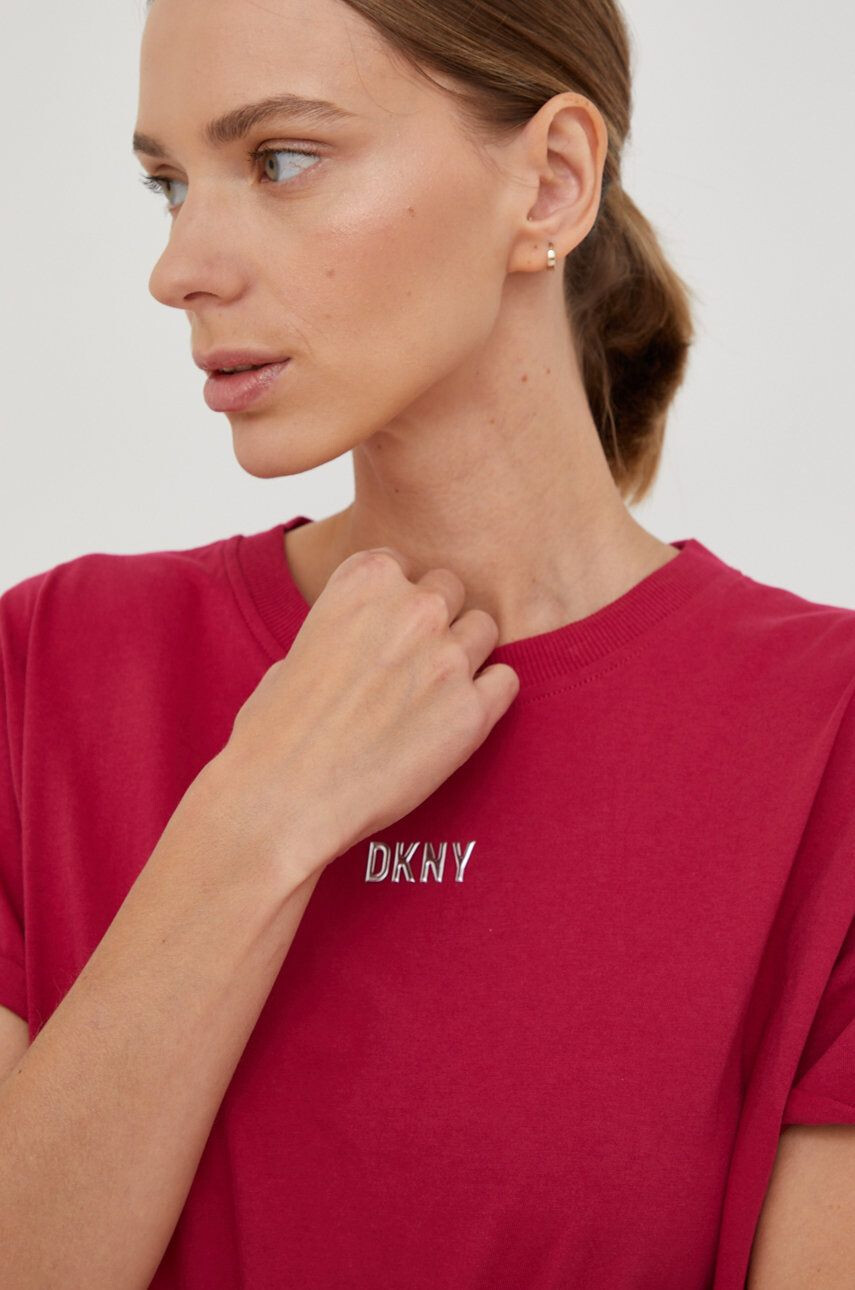 DKNY Bavlněné tričko - Pepit.cz