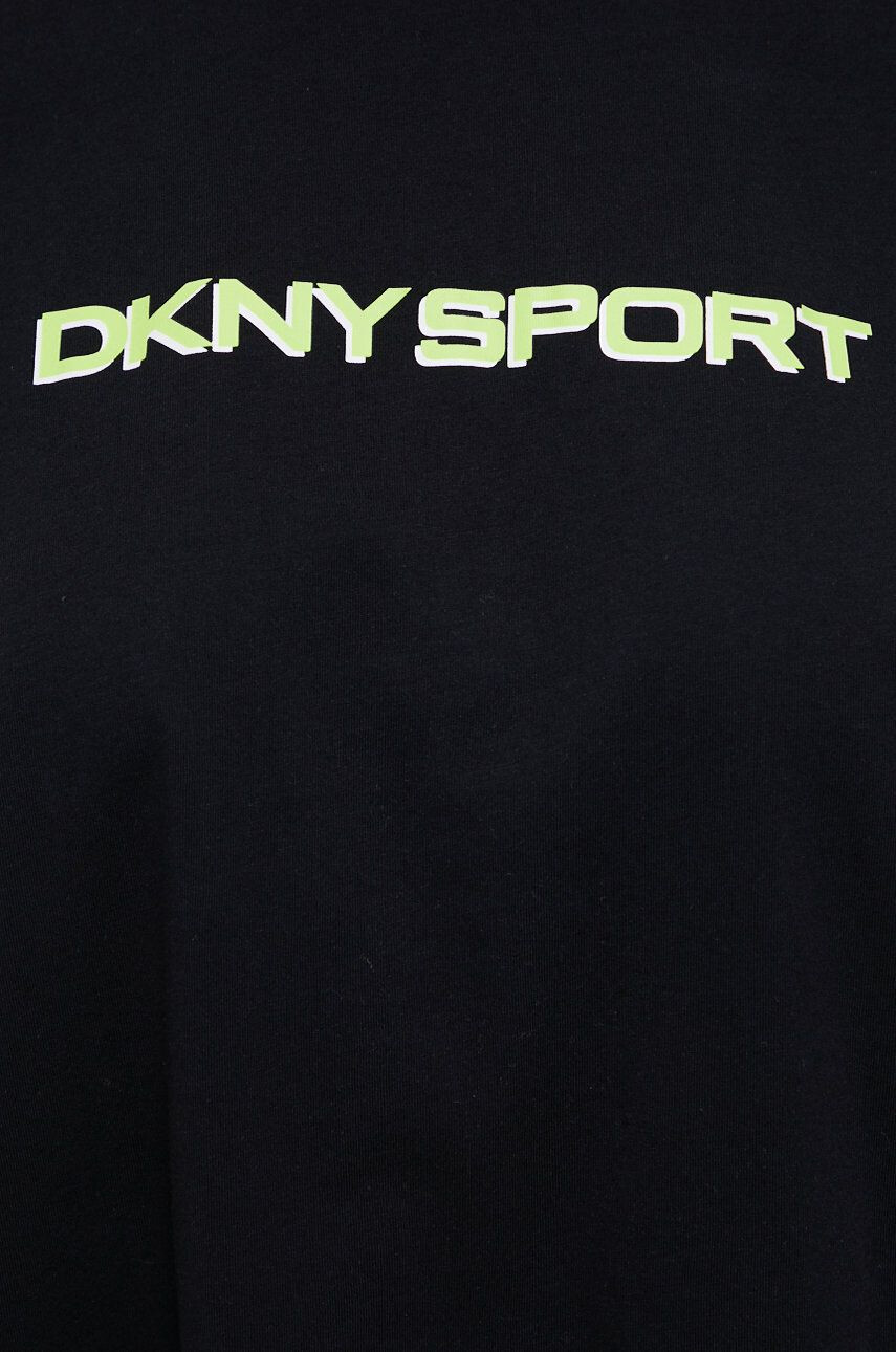 DKNY Bavlněné tričko růžová barva - Pepit.cz