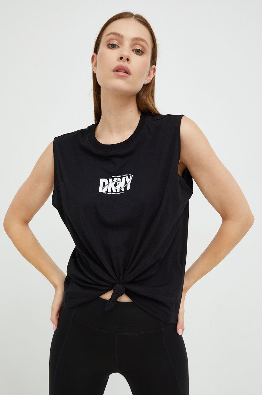 DKNY Bavlněný top - Pepit.cz