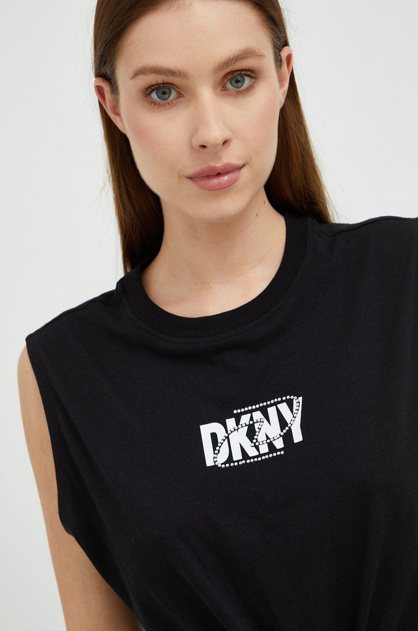 DKNY Bavlněný top - Pepit.cz