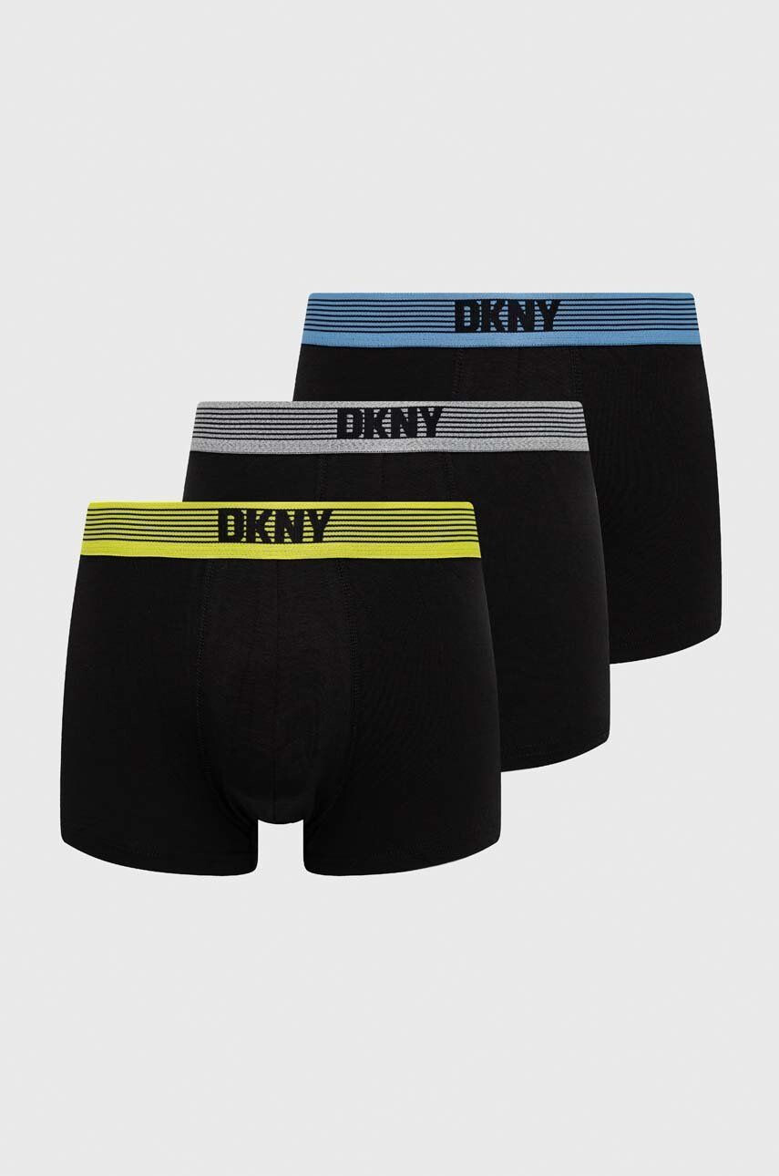 DKNY Boxerky 3-pack pánské černá barva - Pepit.cz