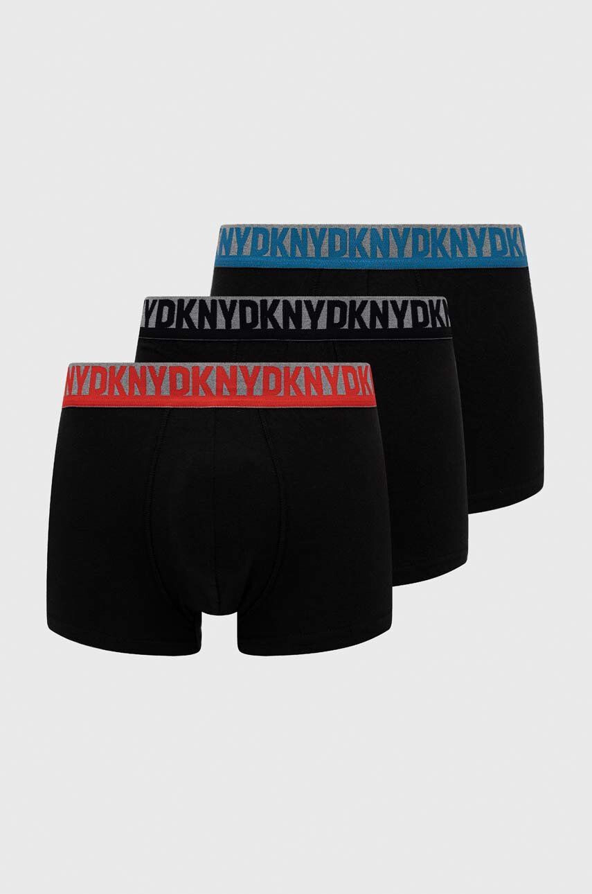 DKNY Boxerky 3-pack pánské černá barva - Pepit.cz