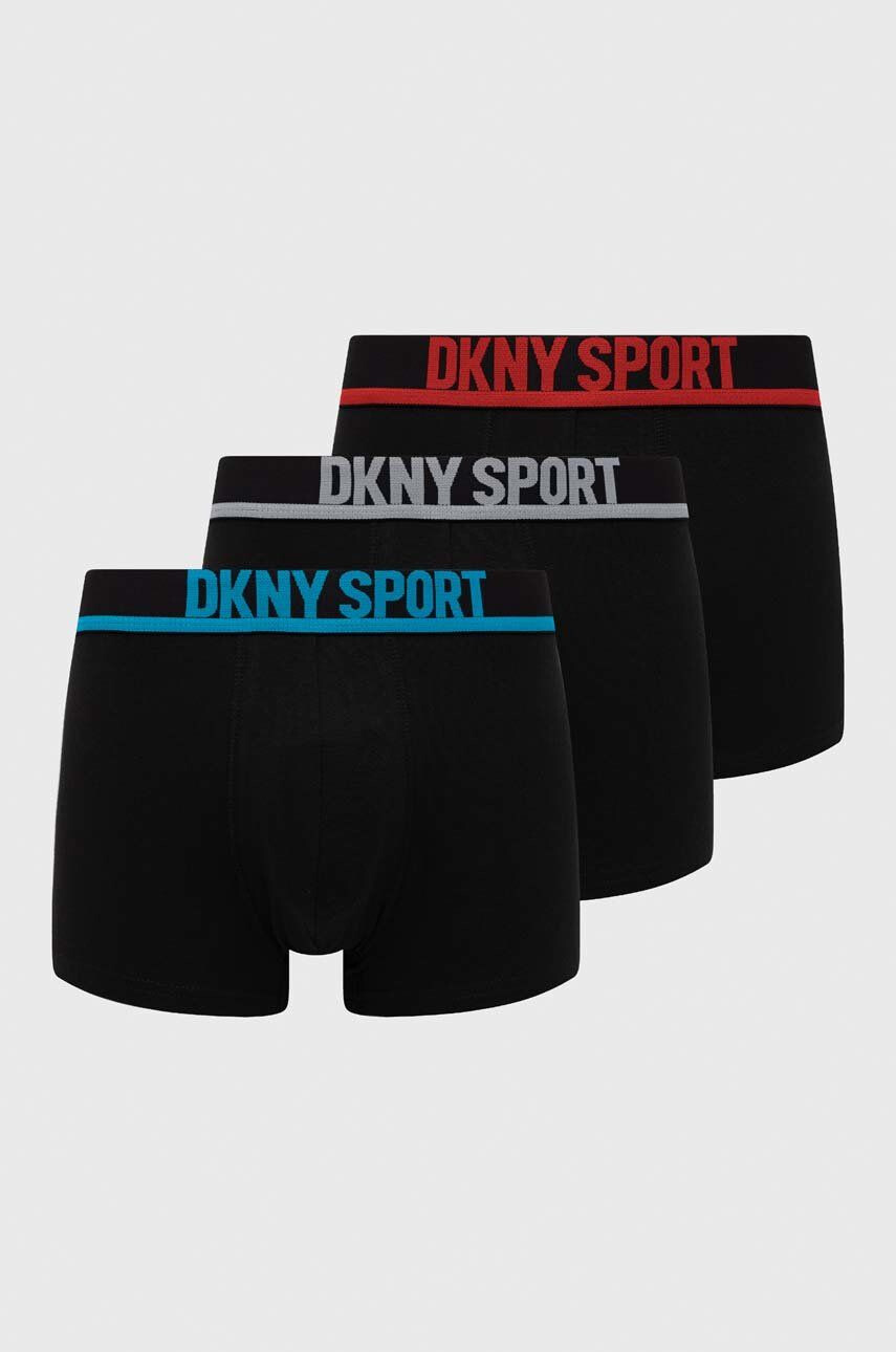 DKNY Boxerky 3-pack pánské černá barva - Pepit.cz