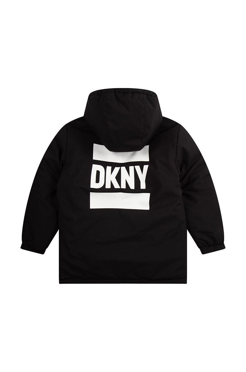 DKNY Dětská bunda černá barva - Pepit.cz