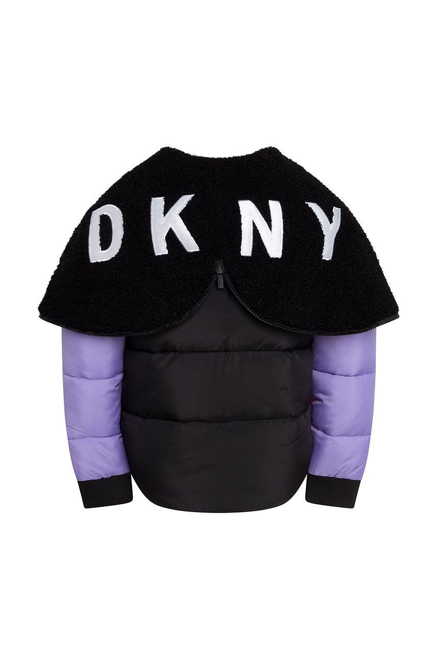 DKNY Dětská bunda růžová barva - Pepit.cz