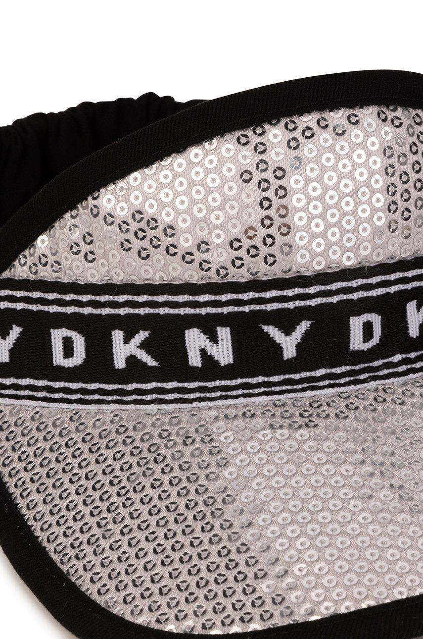 DKNY Dětská kšiltovka šedá barva s potiskem - Pepit.cz