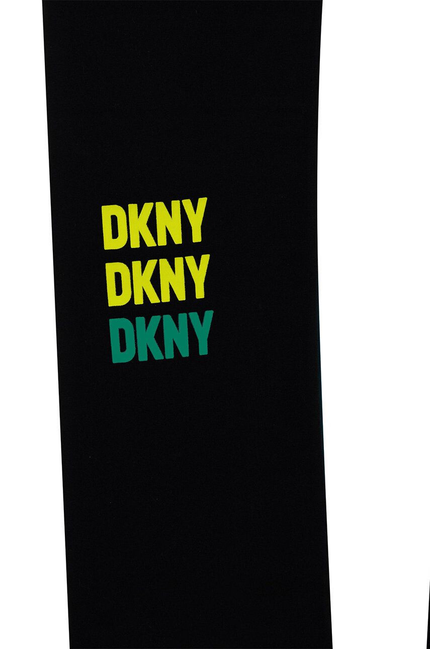 DKNY Dětské legíny tyrkysová barva vzorované - Pepit.cz