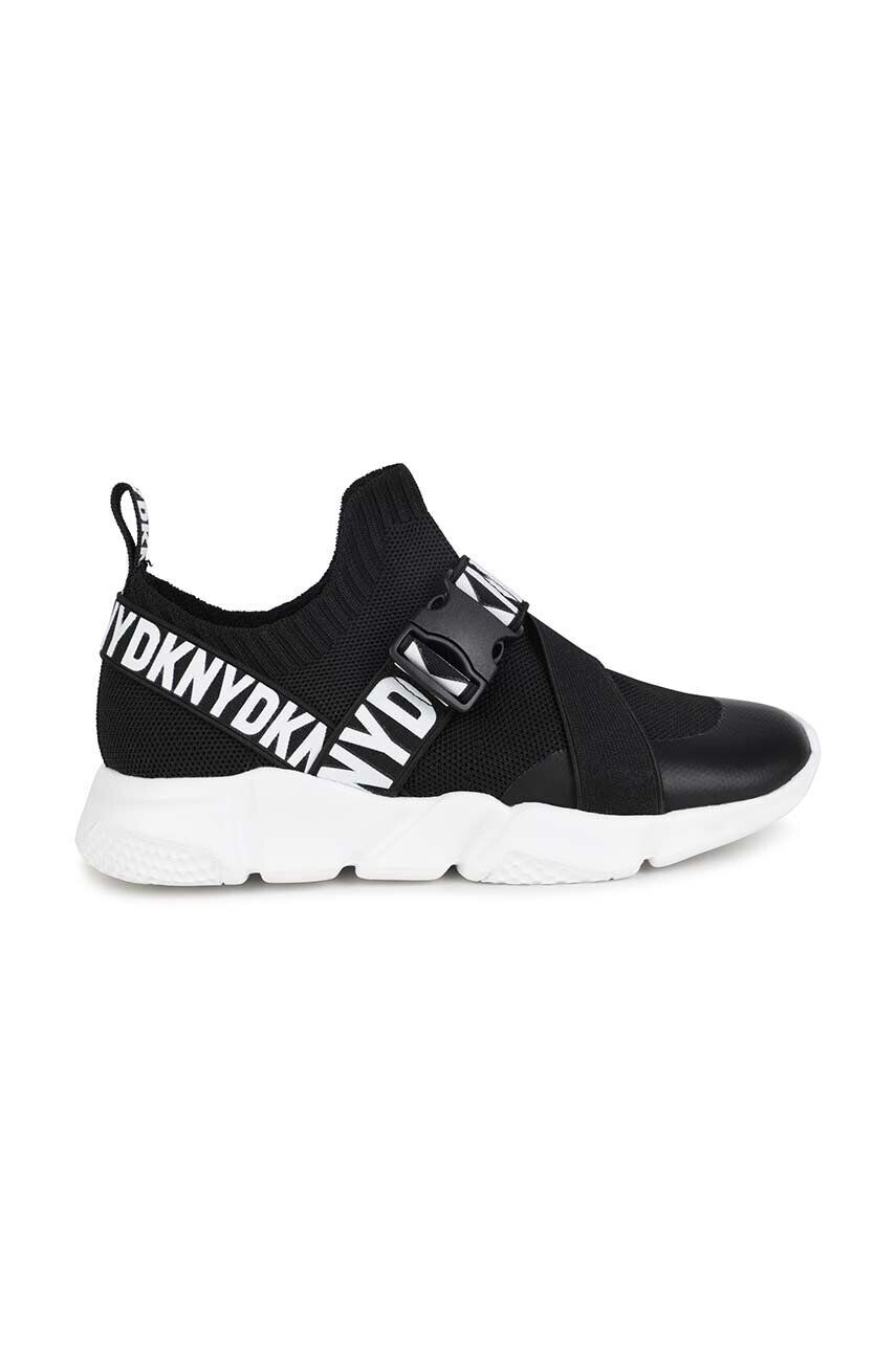 DKNY Dětské sneakers boty černá barva - Pepit.cz