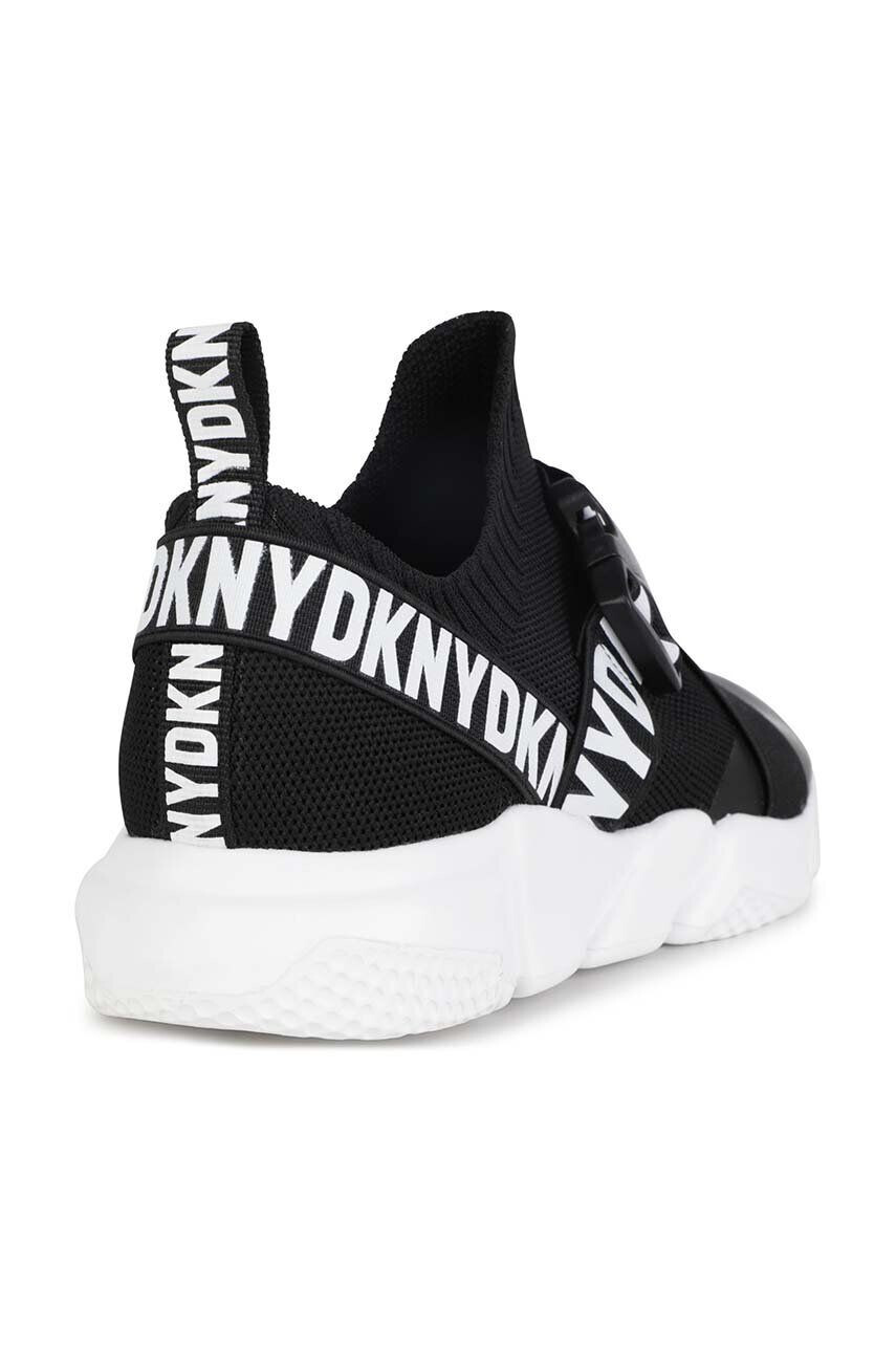 DKNY Dětské sneakers boty černá barva - Pepit.cz