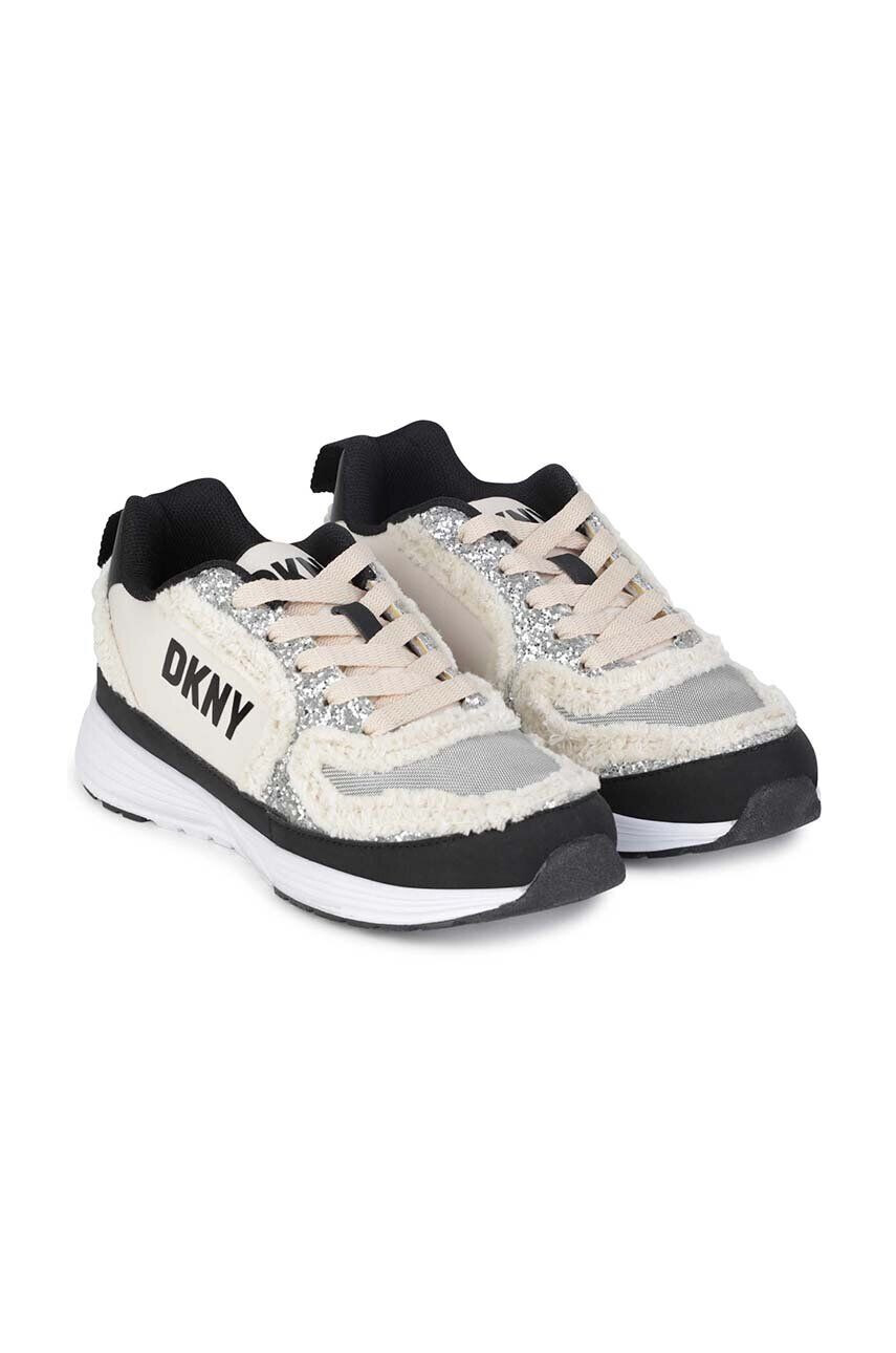 DKNY Dětské sneakers boty šedá barva - Pepit.cz