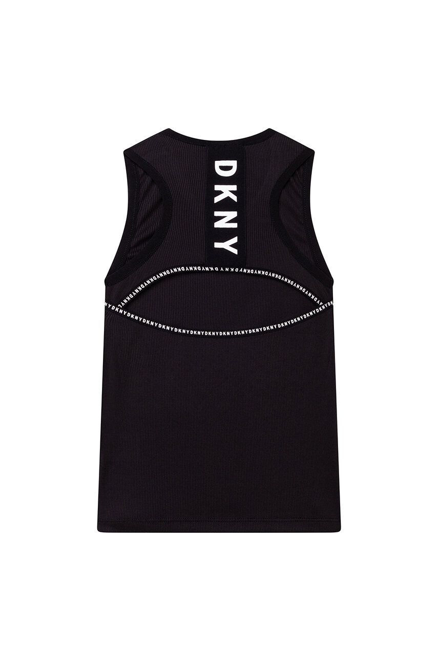 DKNY Dětský top černá barva - Pepit.cz