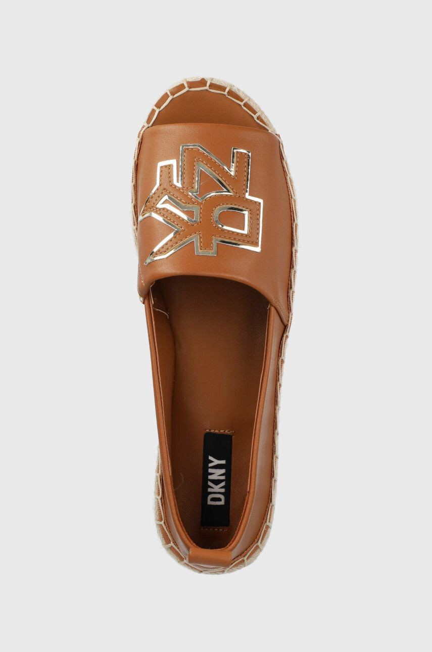 DKNY Espadrilky Maddy hnědá barva na platformě - Pepit.cz