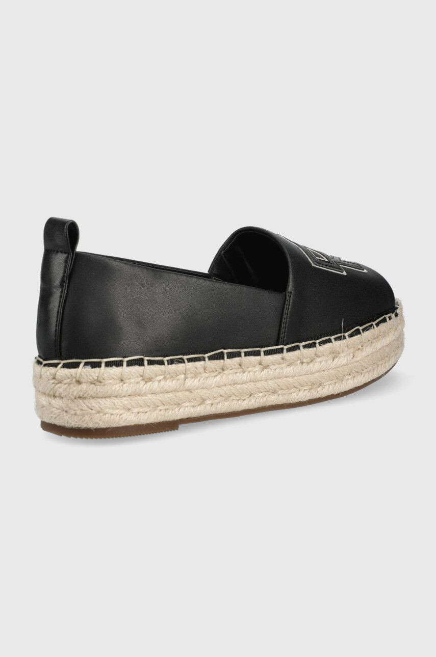 DKNY Espadrilky Maddy černá barva na platformě - Pepit.cz