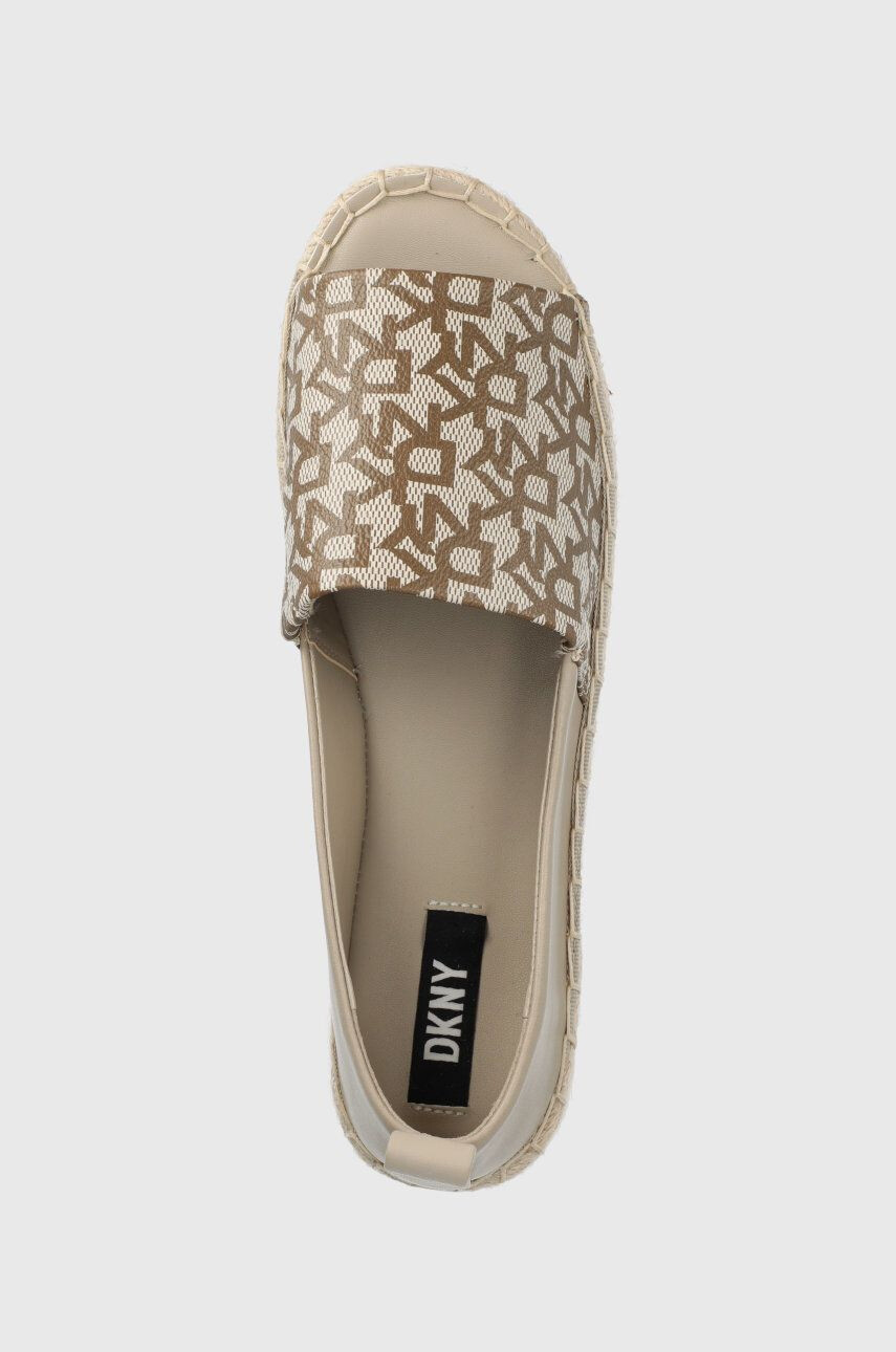 DKNY Espadrilky Magan béžová barva na platformě - Pepit.cz