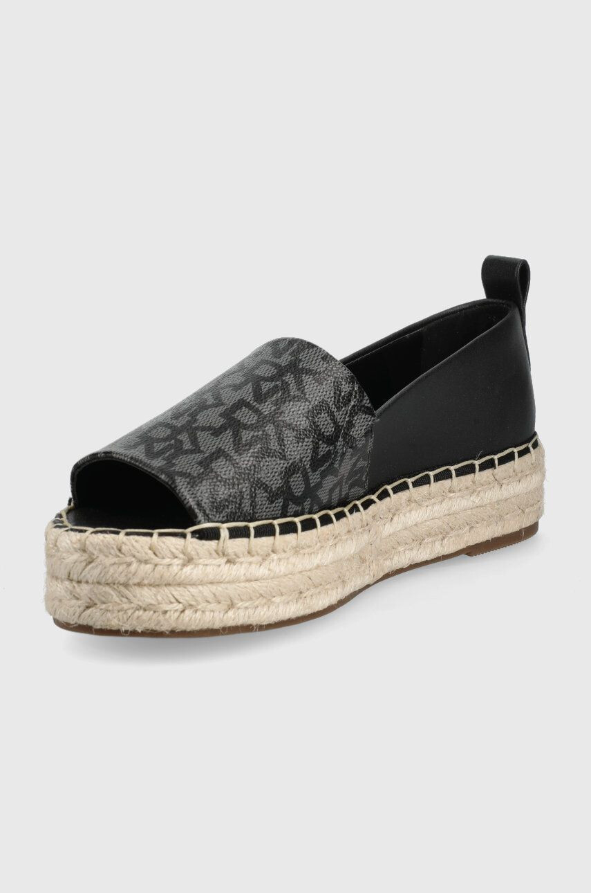 DKNY Espadrilky Magan černá barva na platformě - Pepit.cz