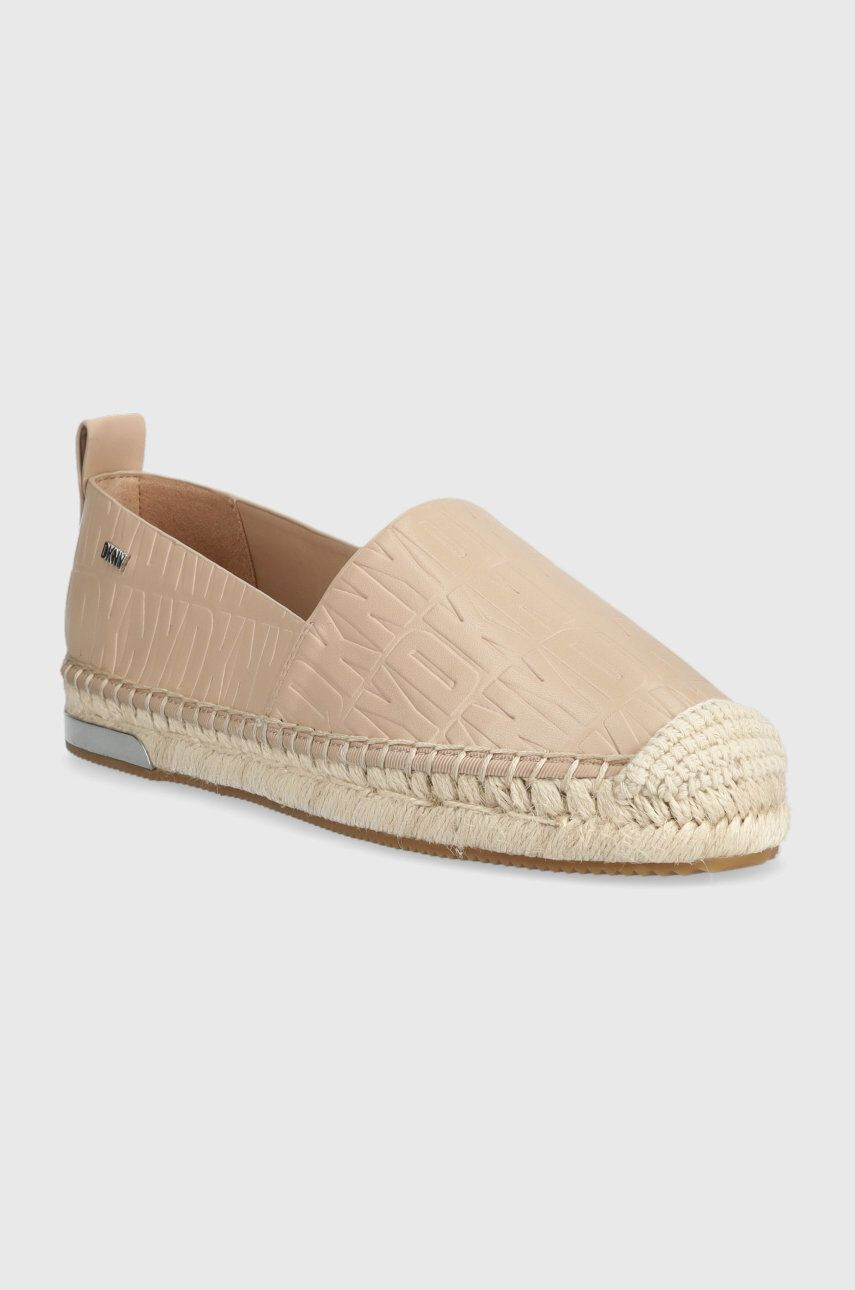 DKNY Espadrilky MAKALINA béžová barva K4299042 - Pepit.cz