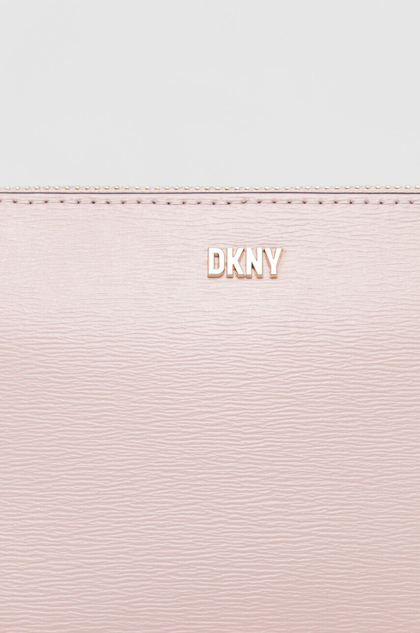 DKNY Kožená kabelka růžová barva - Pepit.cz