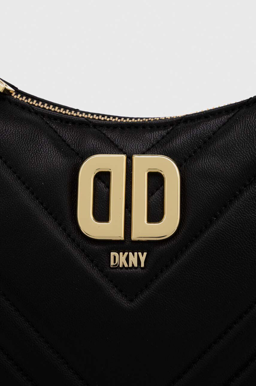 DKNY Kožená kabelka vínová barva - Pepit.cz