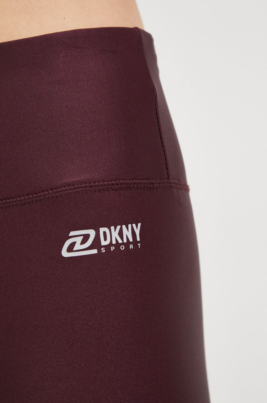 DKNY Legíny dámské černá barva s aplikací - Pepit.cz