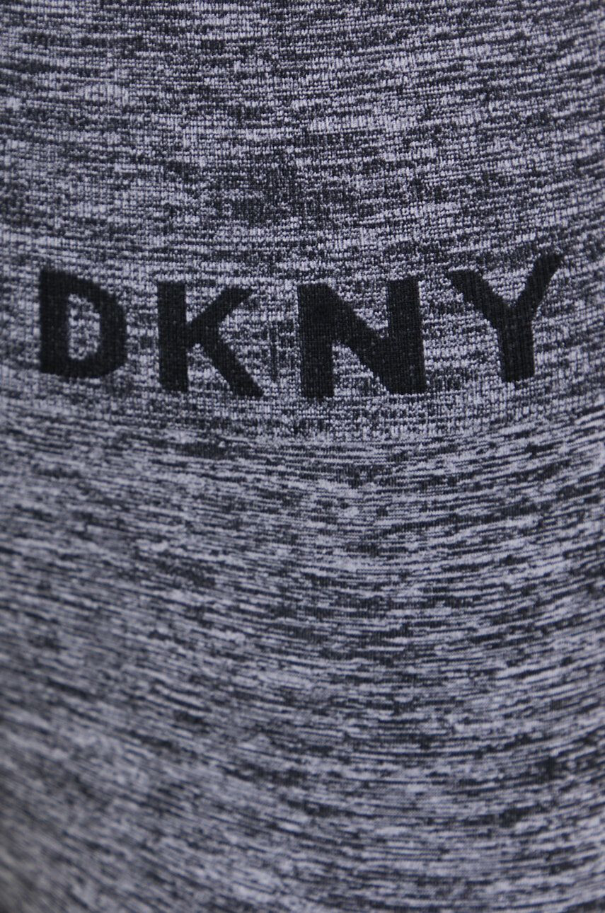 DKNY Legíny dámské černá barva s potiskem - Pepit.cz