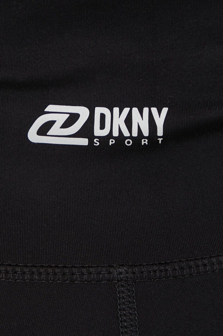 DKNY Legíny dámské černá barva hladké - Pepit.cz