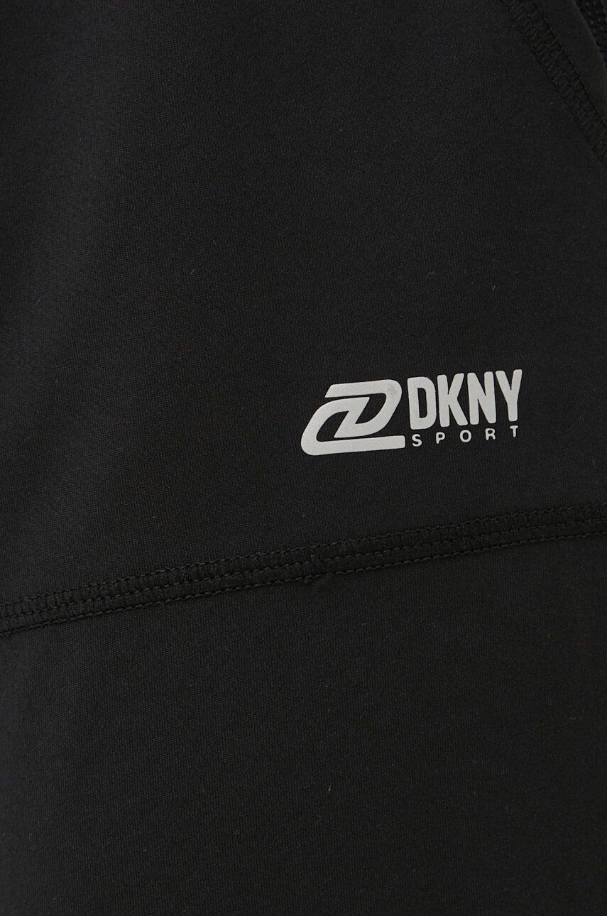 DKNY Legíny dámské černá barva hladké - Pepit.cz