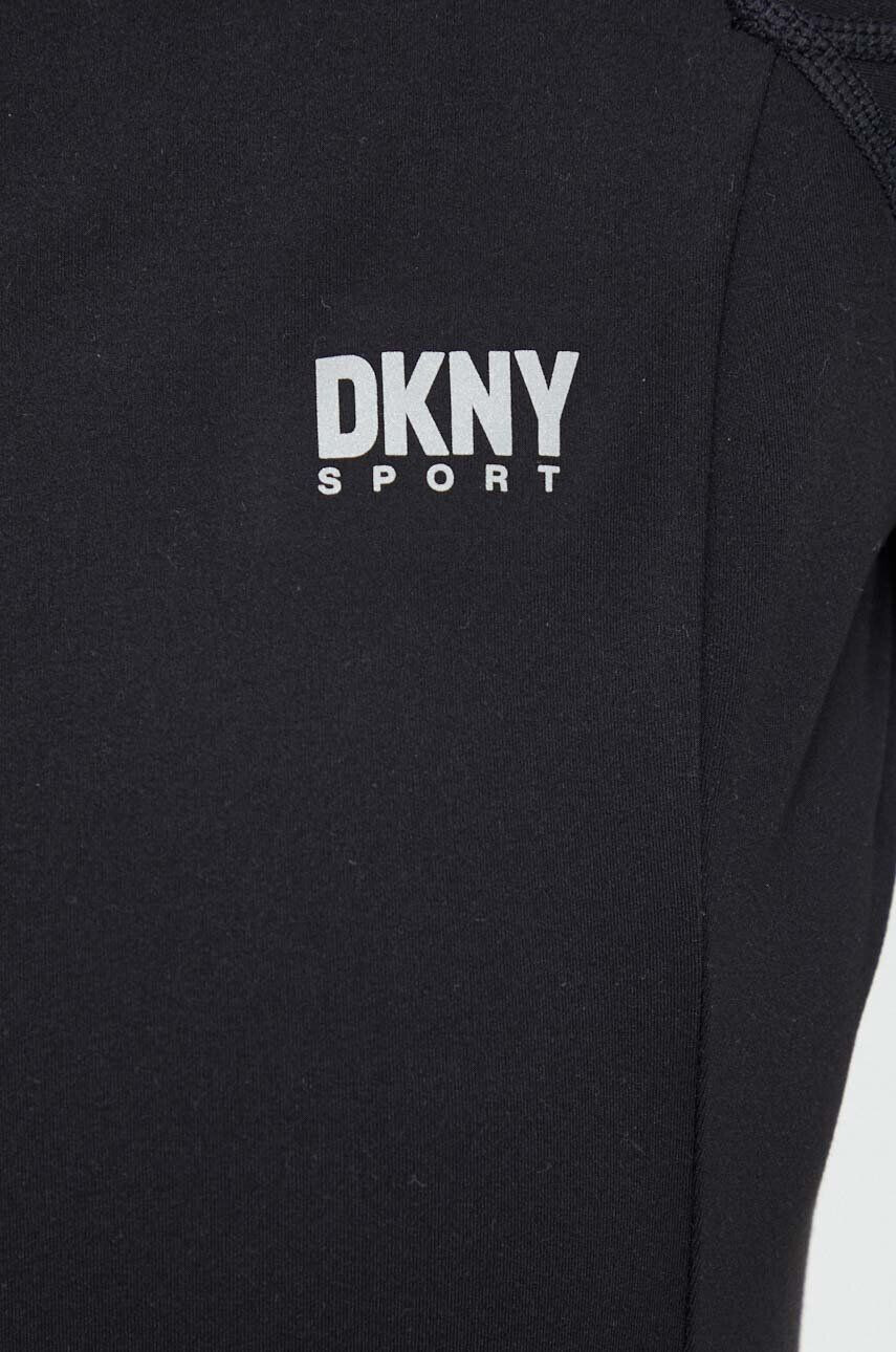 DKNY Mikina dámská černá barva s potiskem - Pepit.cz