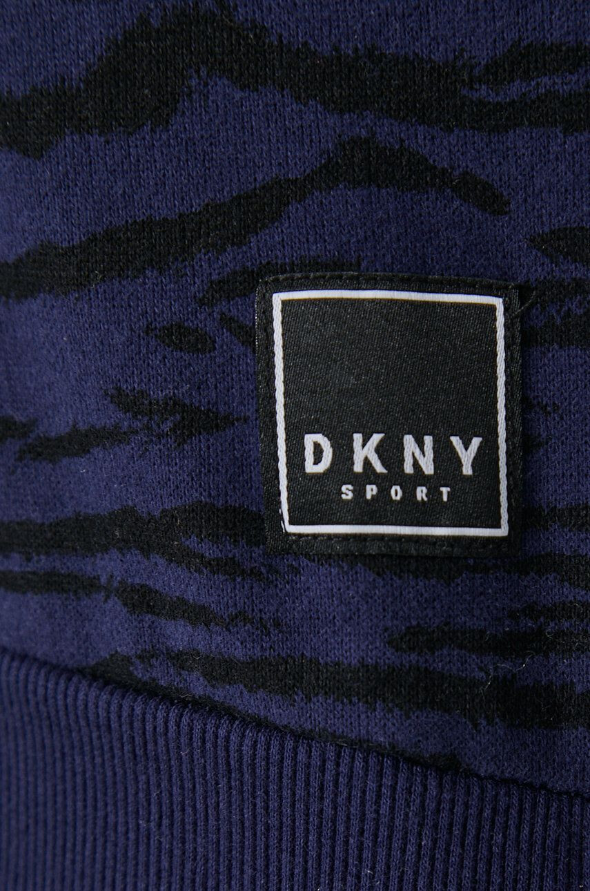 DKNY Mikina dámská tmavomodrá barva vzorovaná - Pepit.cz