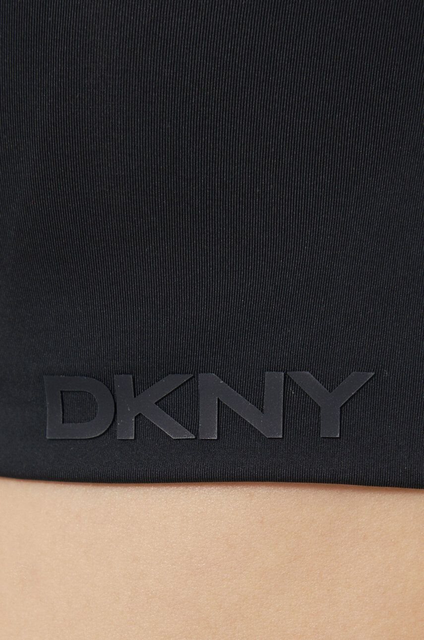 DKNY Podprsenka černá barva pruhledný hladký - Pepit.cz