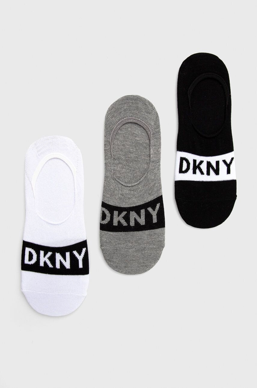 DKNY Ponožky 3-pack pánské bílá barva - Pepit.cz