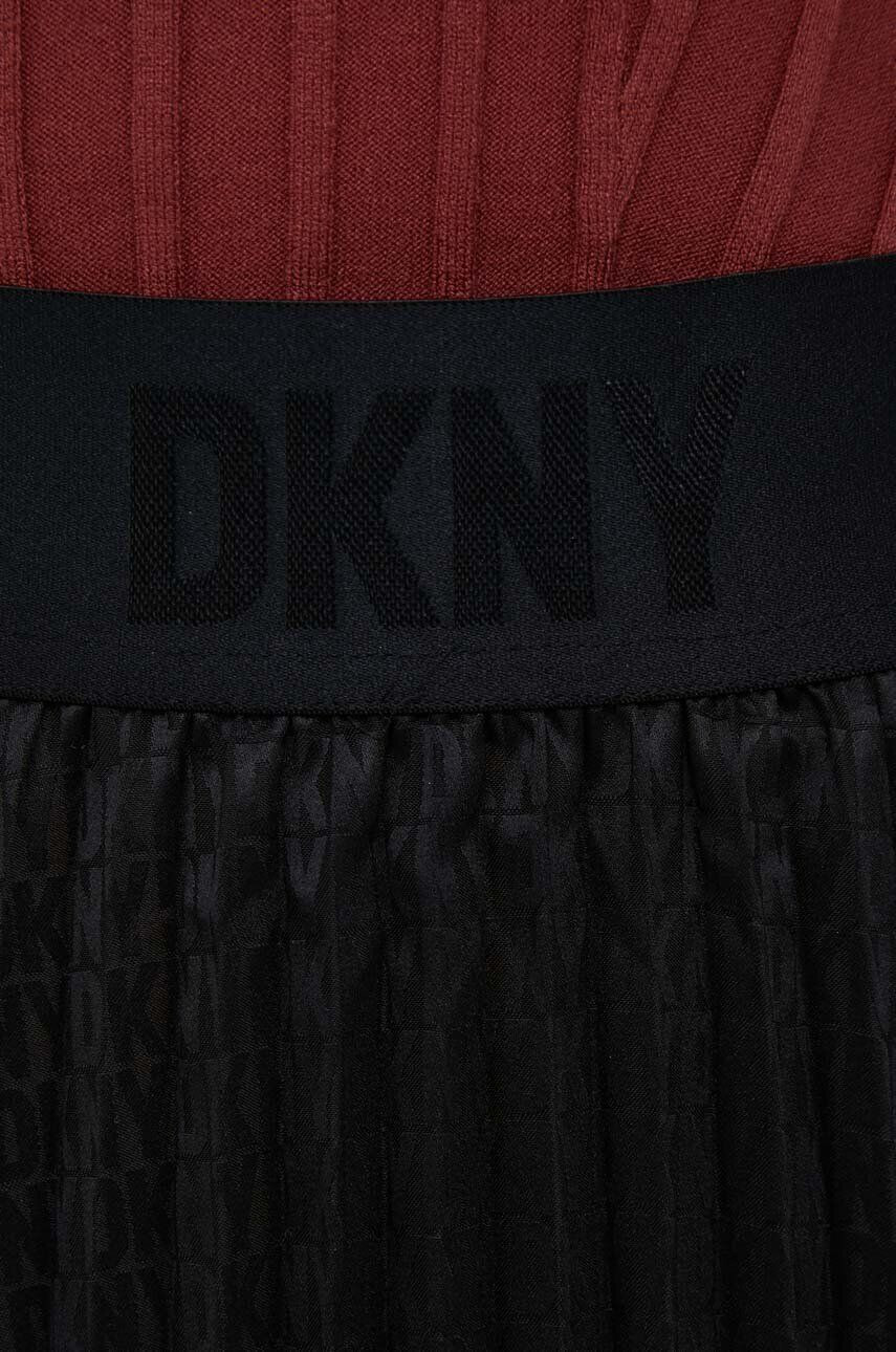 DKNY Sukně černá barva maxi áčková - Pepit.cz