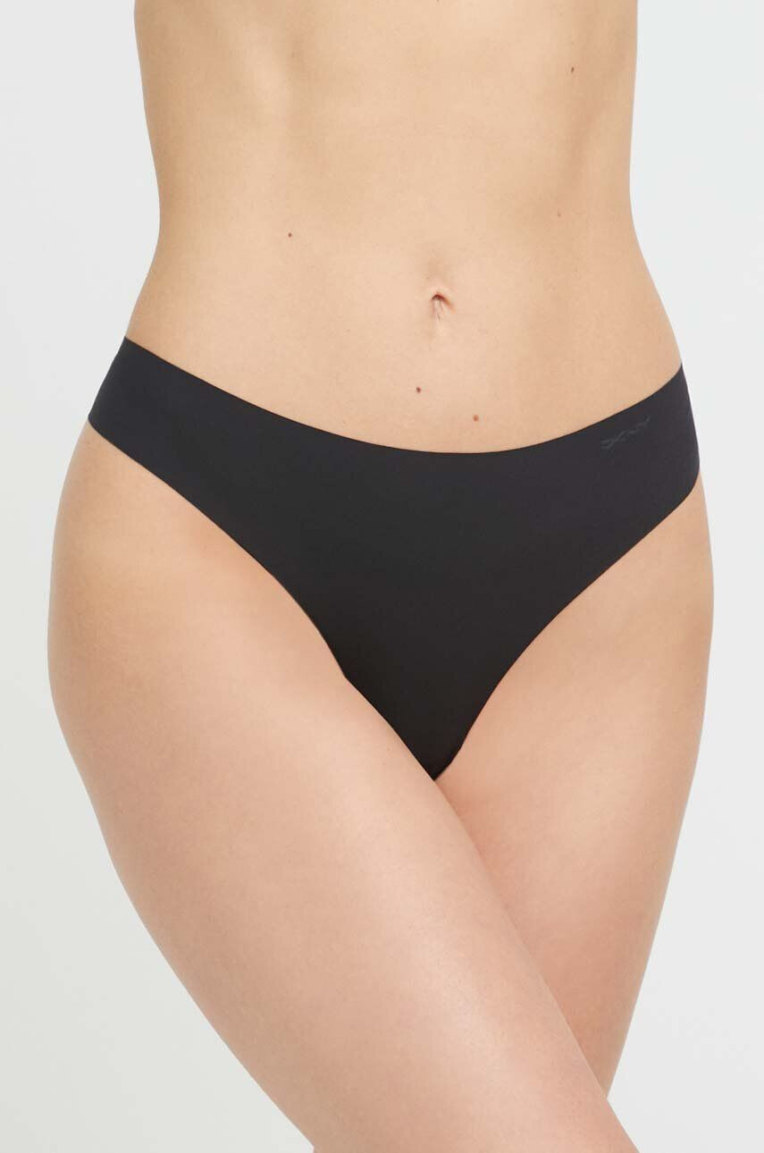 DKNY Tanga 3-pack černá barva - Pepit.cz